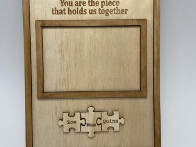 You are the piece that holds us together – Walnut