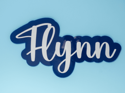 Personalised Name Sign – 2 Layers