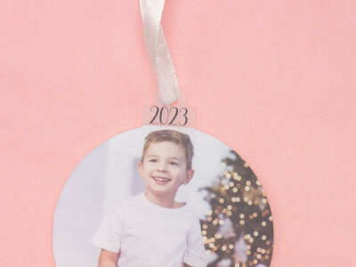 Frosted Acrylic Personalised Christmas Tree Decoration